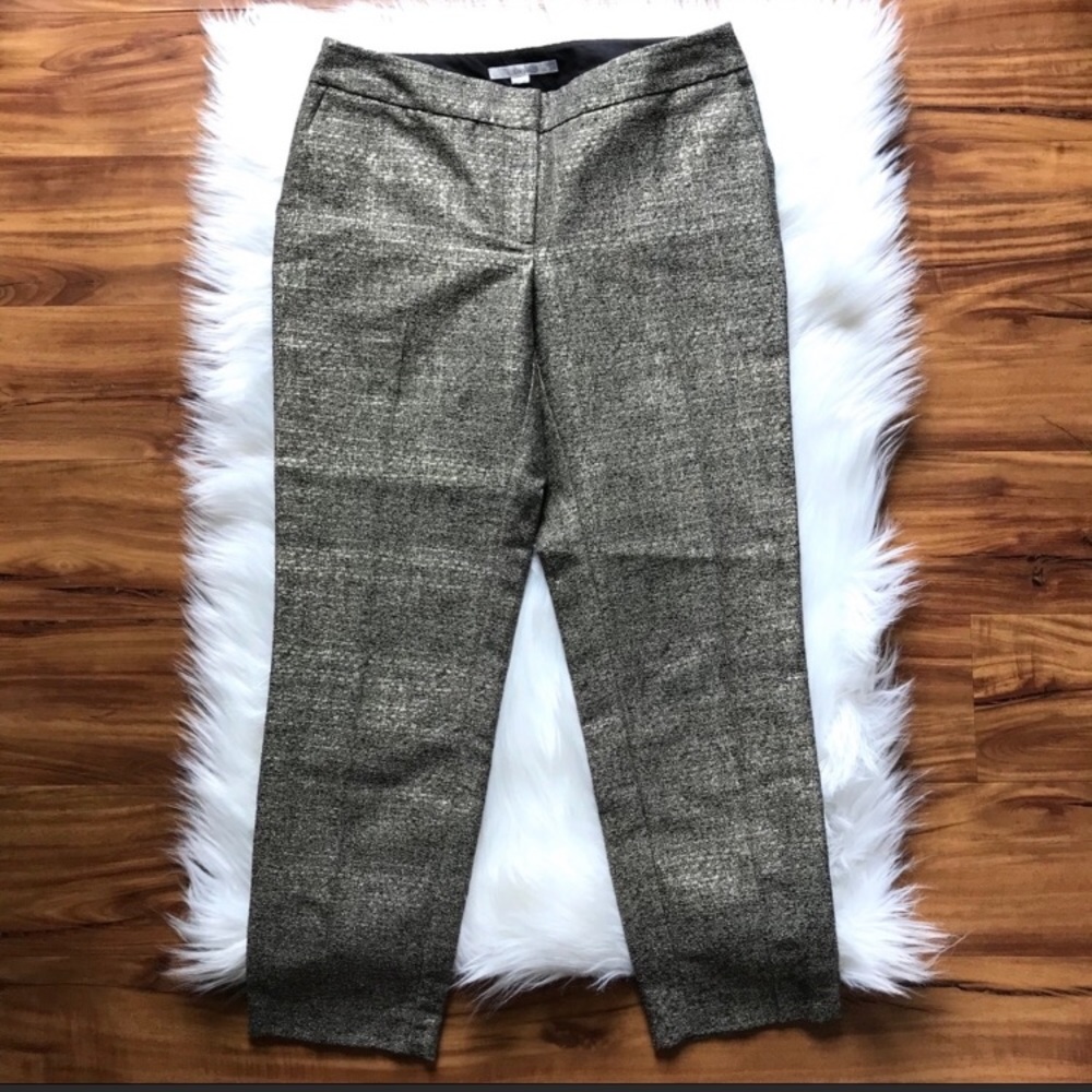 Sold - Metallic cropped trousers (8L)